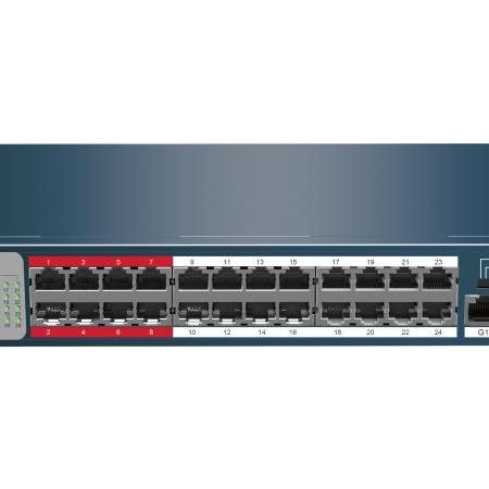 Hikvision 24 Port Fast Ethernet Unmanaged POE Switch DS-3E0326P-E/M