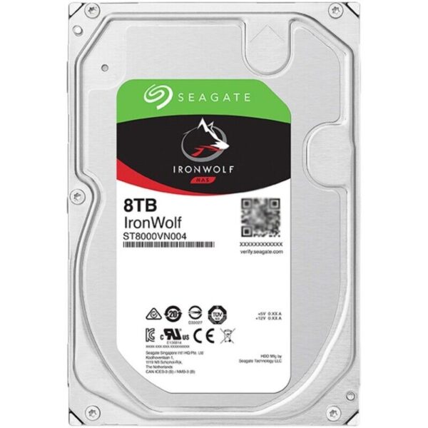 SEAGATE 8TB IRON WOLF NAS HDD 3.5 ”