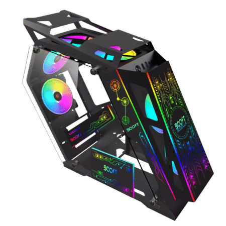 BOOST GODZiLA Gaming PC CASE BLACK WITHOUT FAN