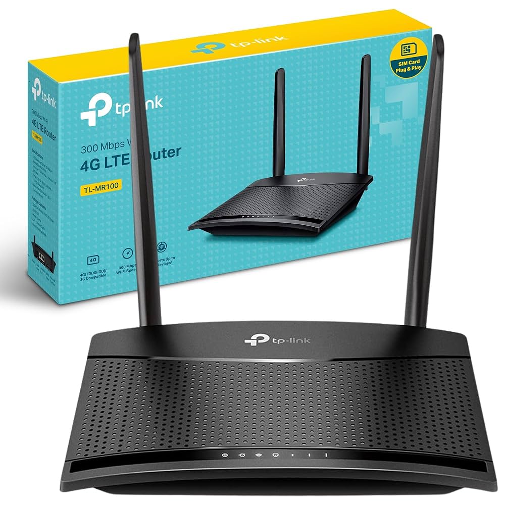 Tp Link 300 Mbps Wireless N 4G LTE Sim Router (PTA Approved) - Image 3